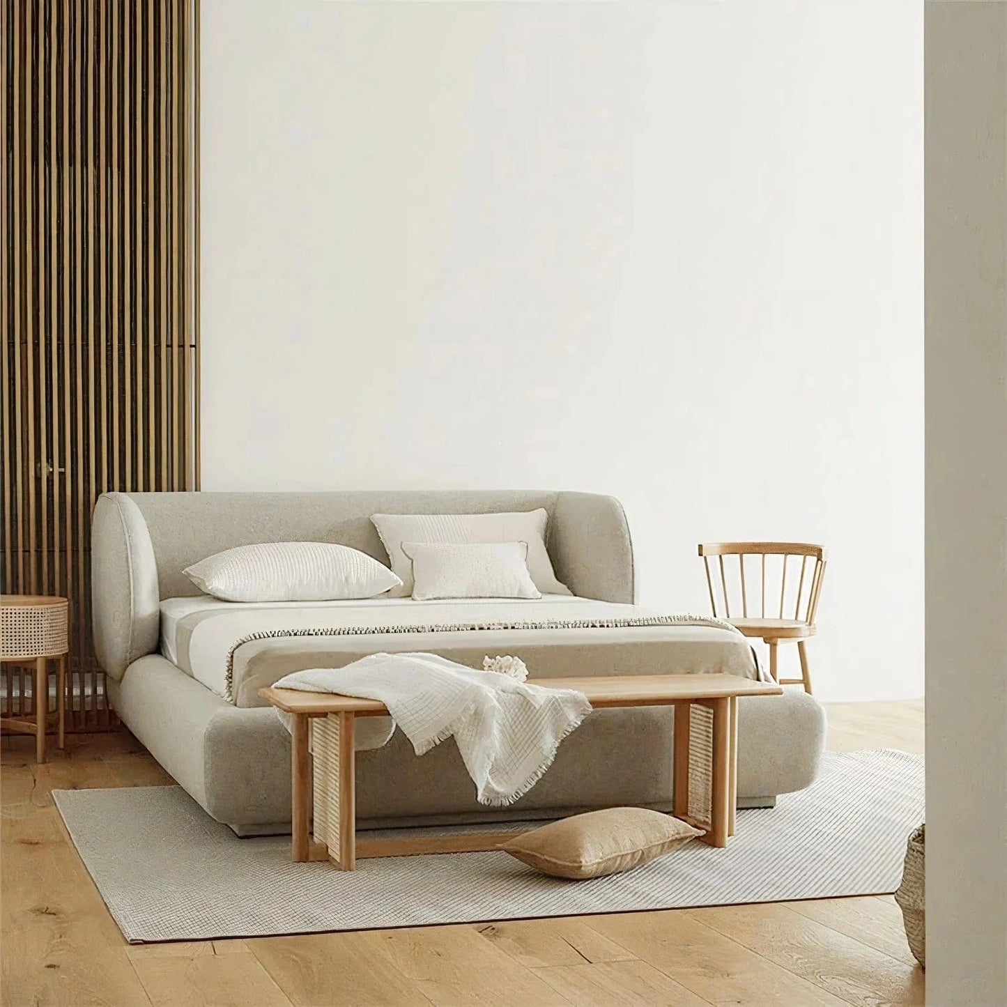 Home Atelier Neil Performance Boucle Bed Frame