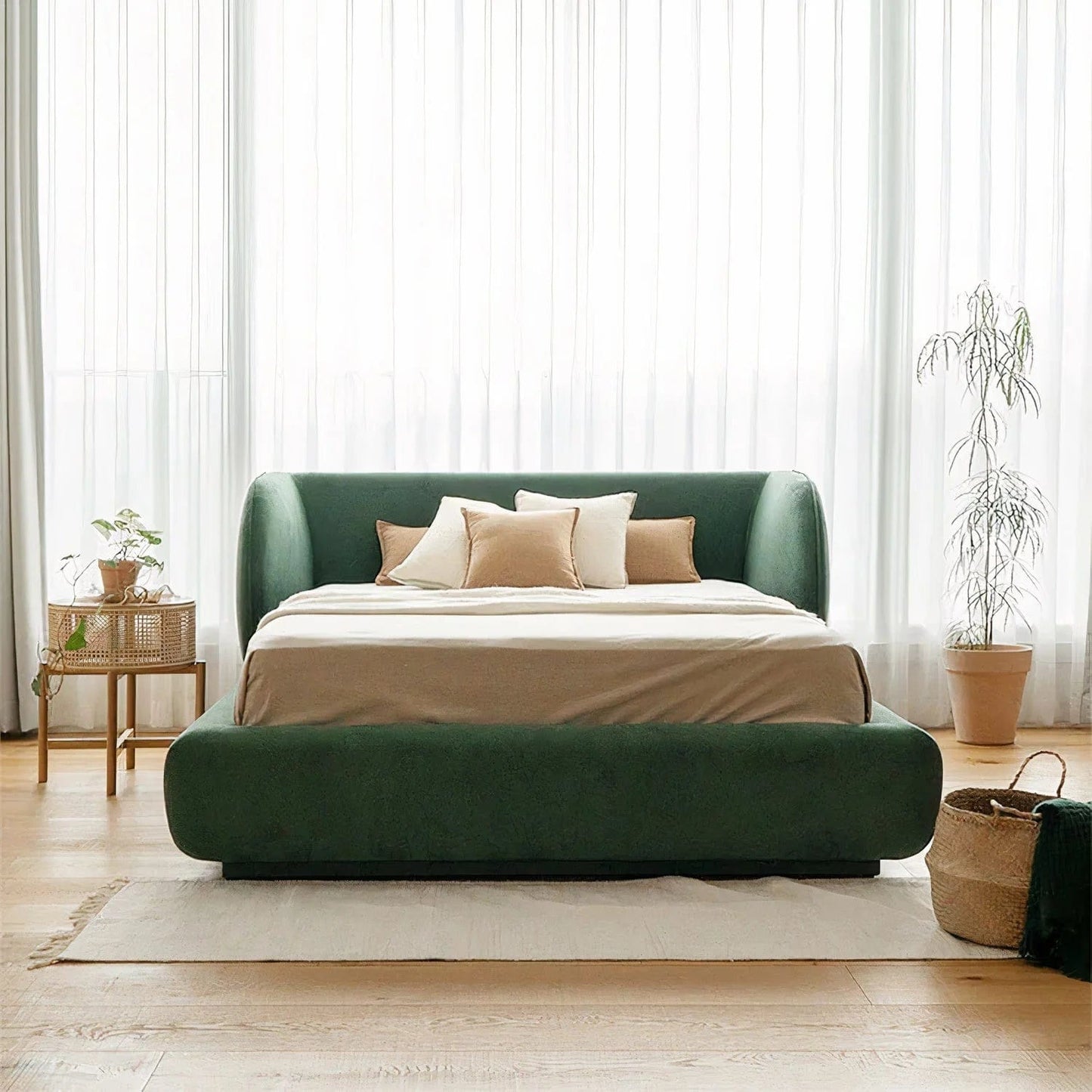 Home Atelier Neil Performance Boucle Bed Frame