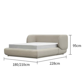 Home Atelier Neil Performance Boucle Bed Frame