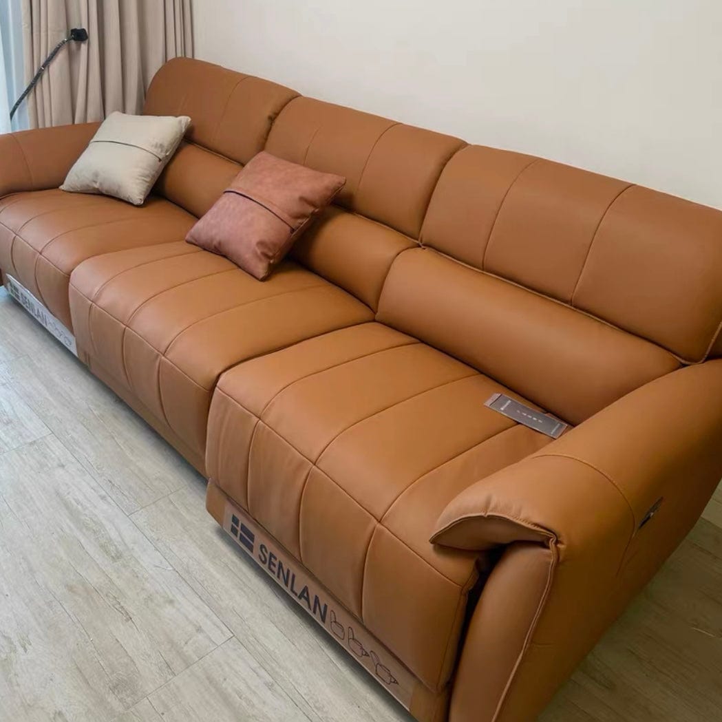 Home Atelier Nelson Leather Electric Recliner Sofa