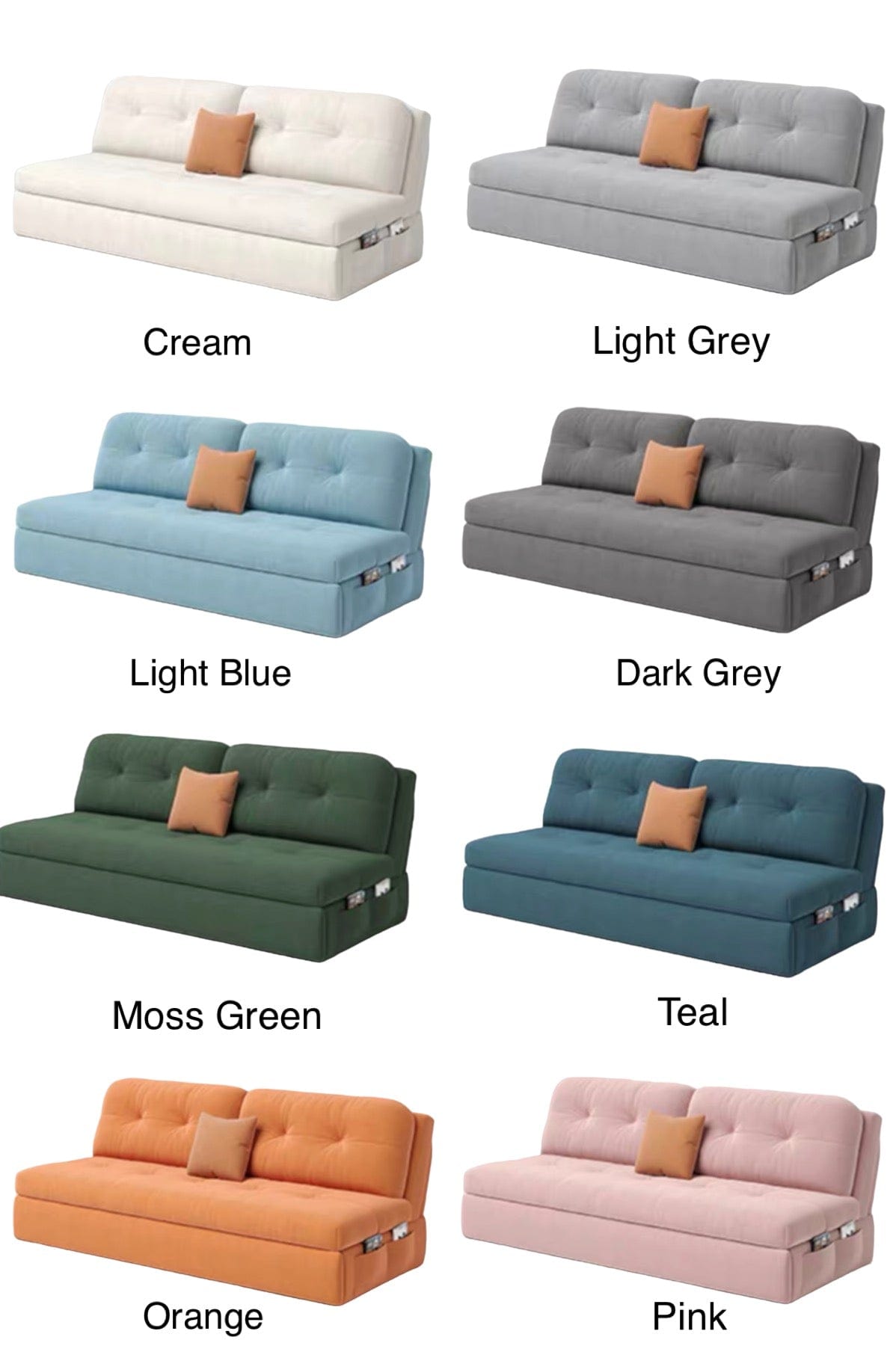 Home Atelier Nerville Scratch Resistant Storage Sofa Bed