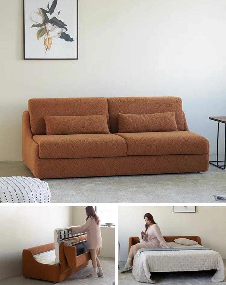 Home Atelier Nervin Foldable Sofa Bed with Mattress