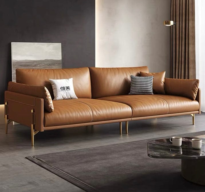 Home Atelier Newton Genuine Leather Sofa