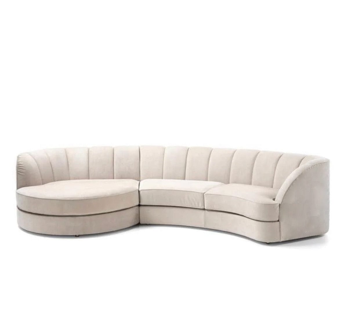 Home Atelier Nicholas Sectional Curve Chaise Sofa