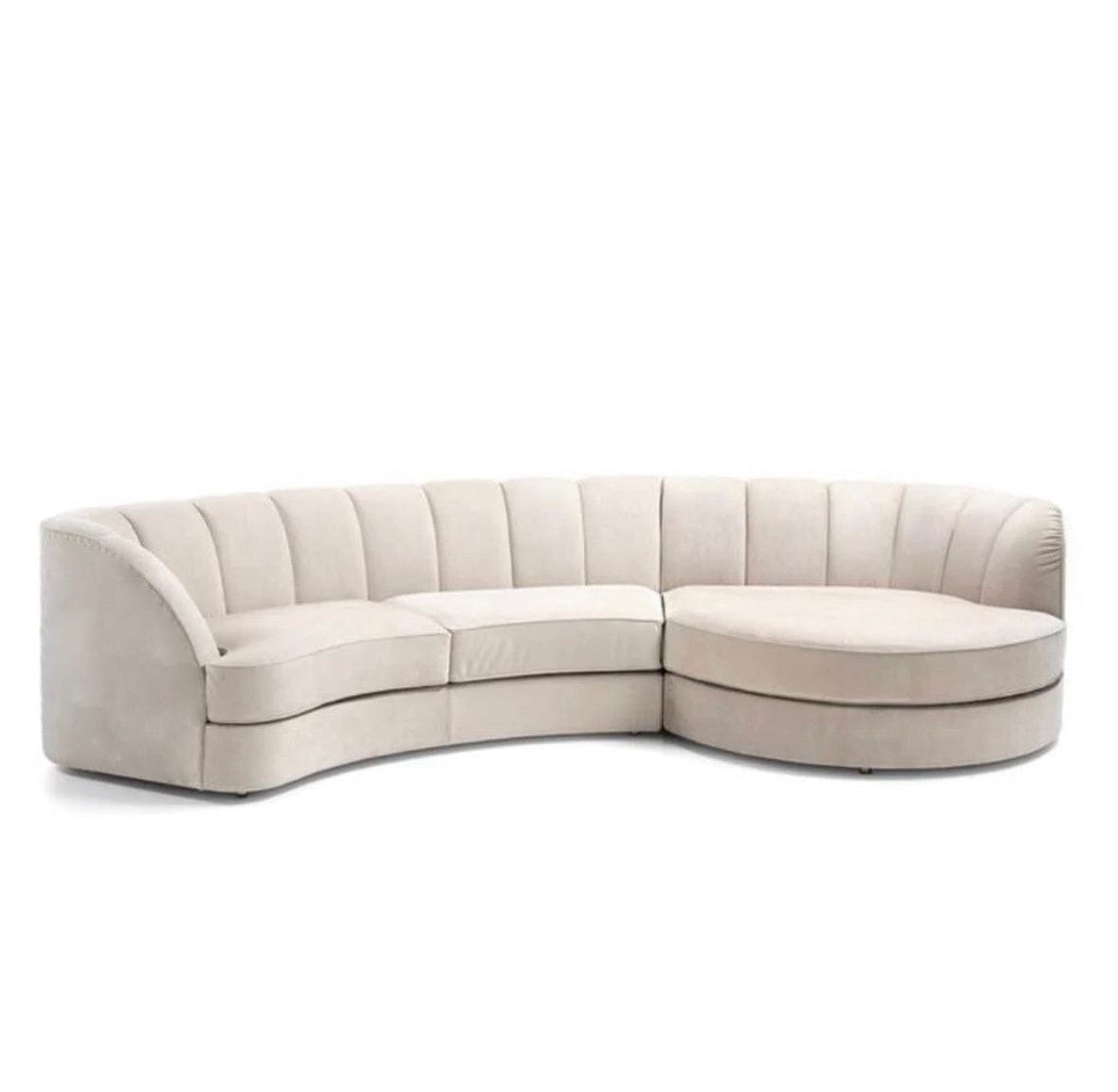 Home Atelier Nicholas Sectional Curve Chaise Sofa
