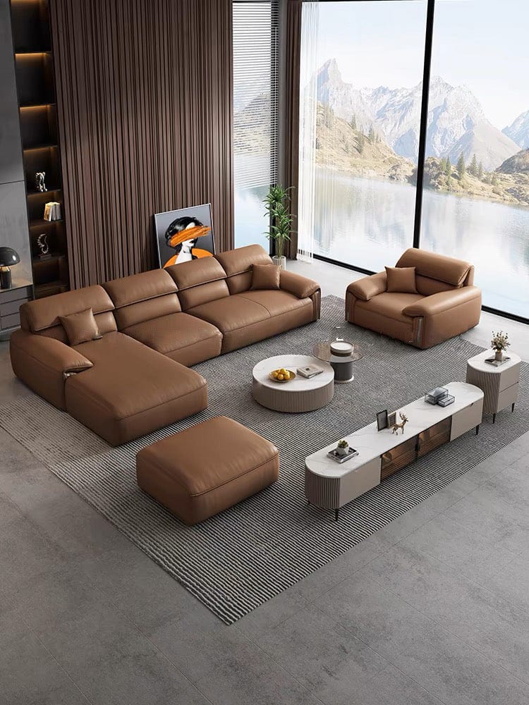 Home Atelier Nick Leather Sofa