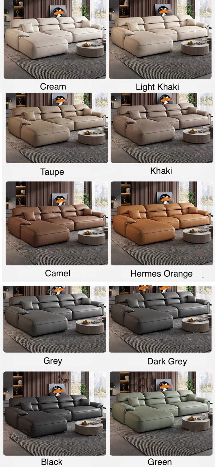 Home Atelier Nick Leather Sofa