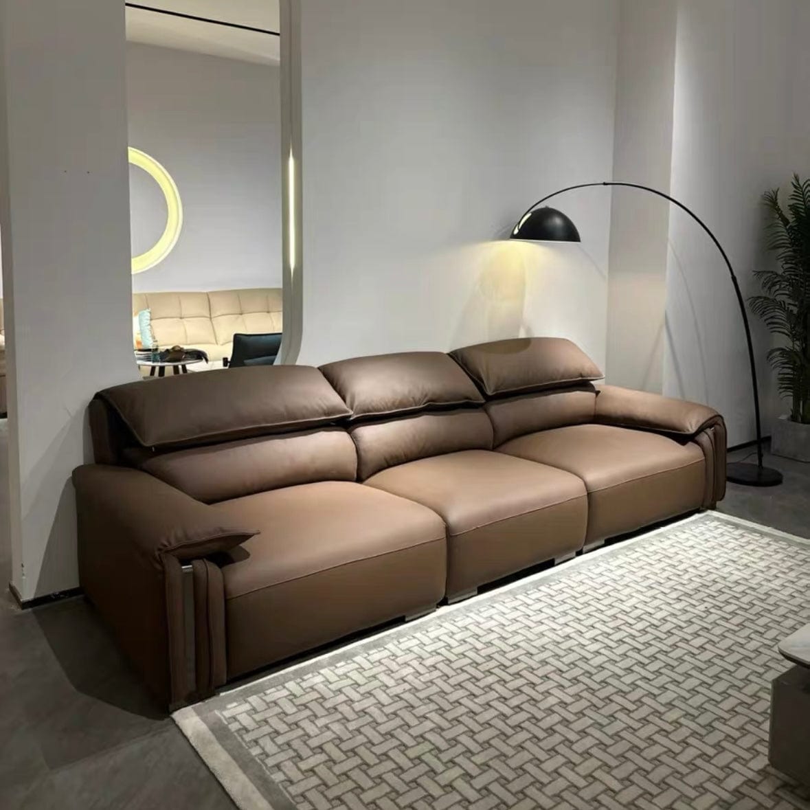 Home Atelier Nigel Leather Sofa