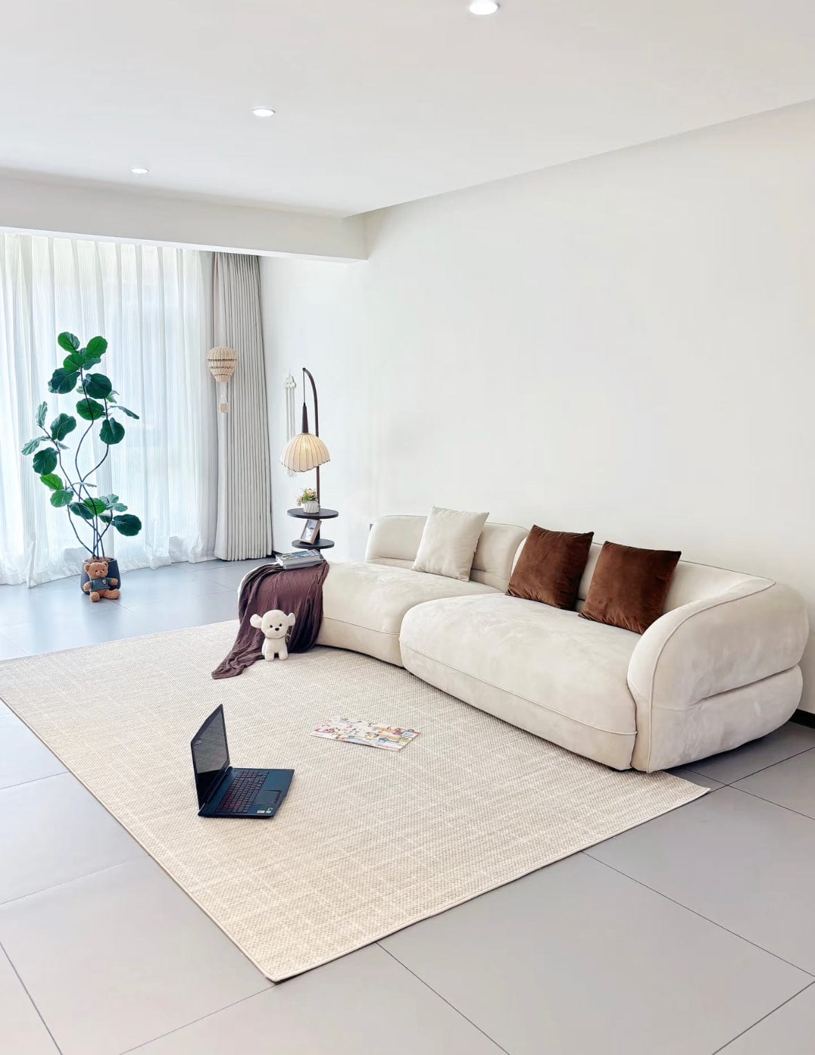 Home Atelier Nordin Scratch Resistant Curve Sofa