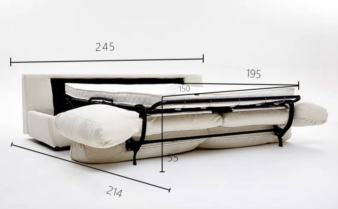 Home Atelier Orion Foldable Sofa Bed with Mattress