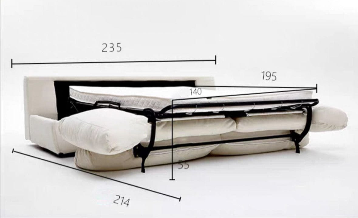 Home Atelier Orion Foldable Sofa Bed with Mattress