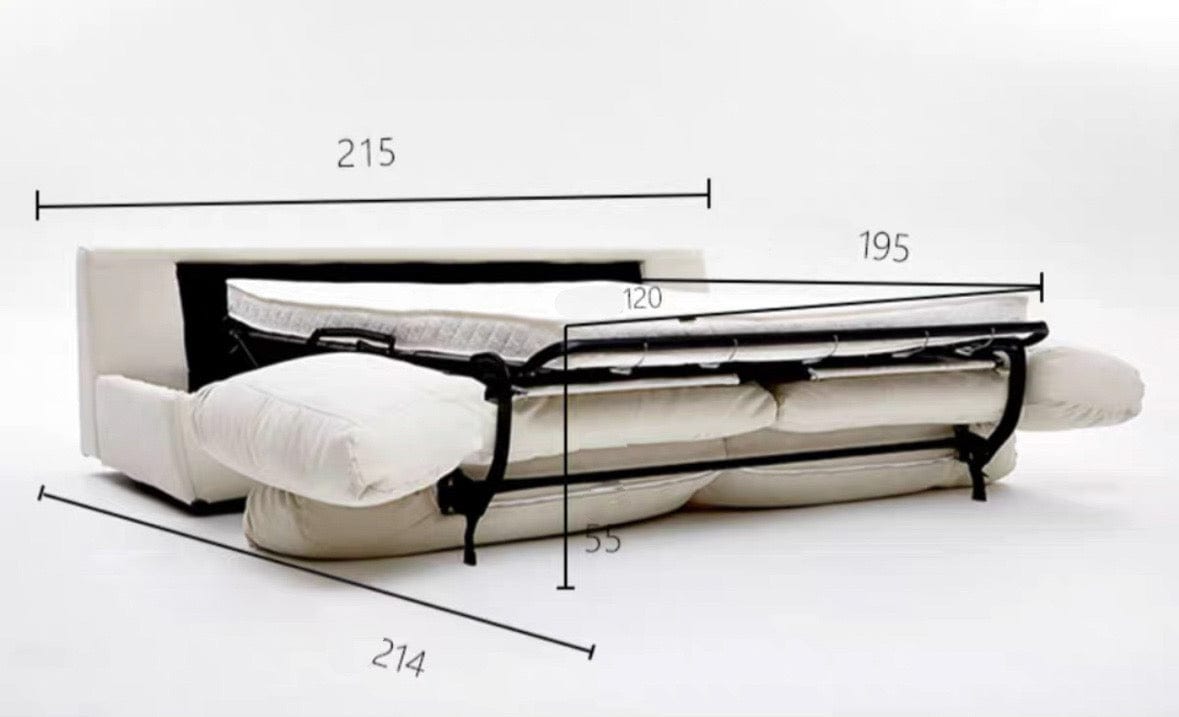 Home Atelier Orion Foldable Sofa Bed with Mattress