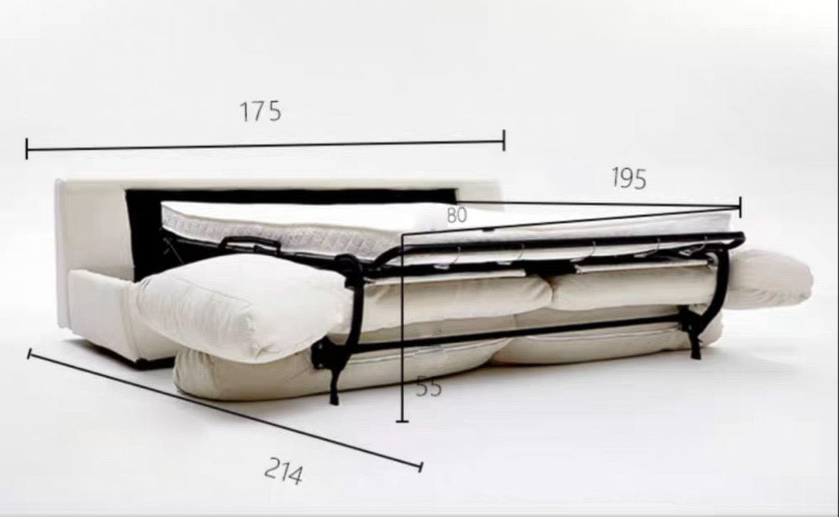 Home Atelier Orion Foldable Sofa Bed with Mattress