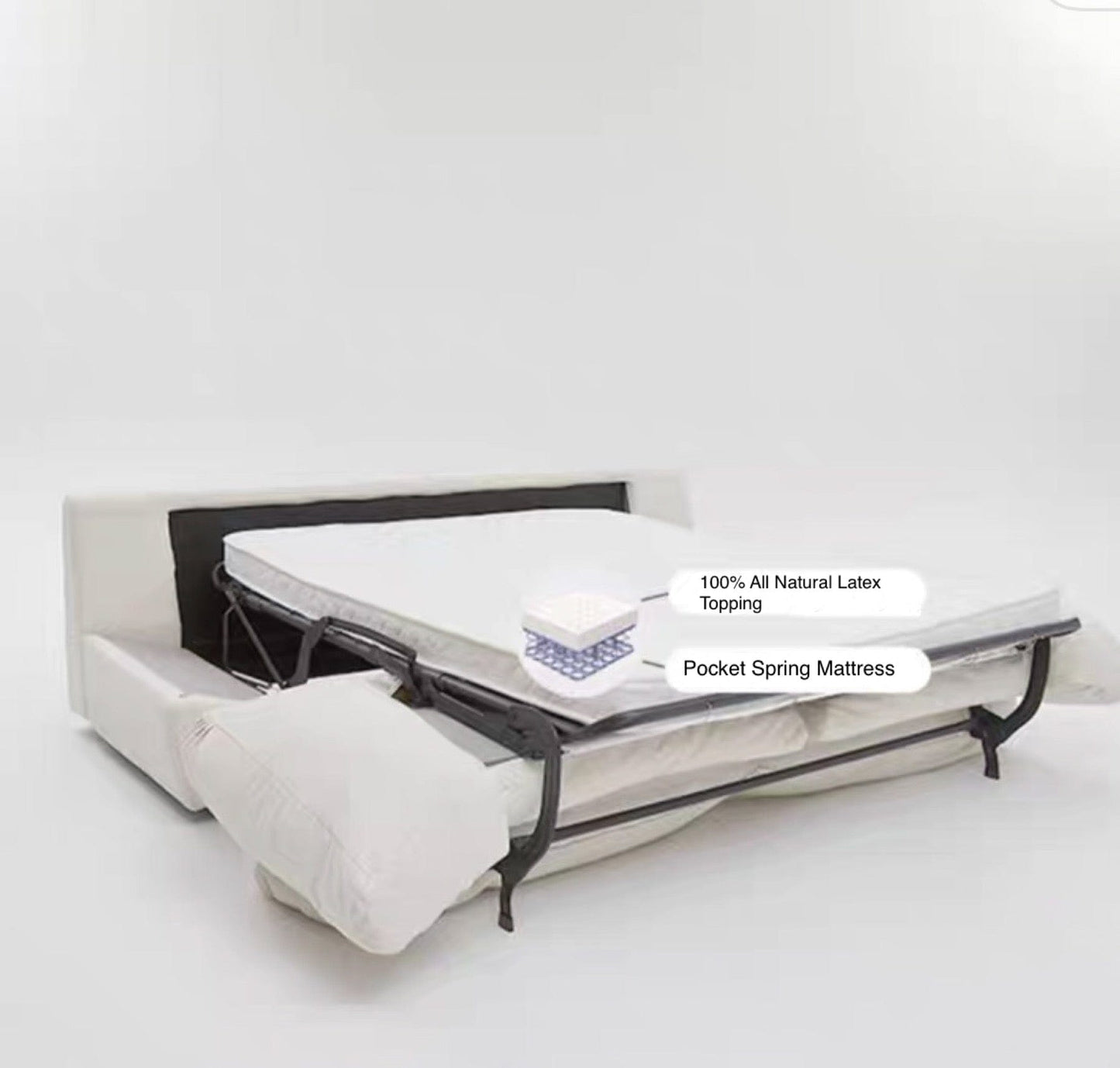 Home Atelier Orion Foldable Sofa Bed with Mattress