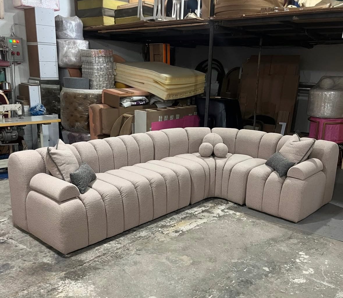Home Atelier Osria Sectional Curve Sofa