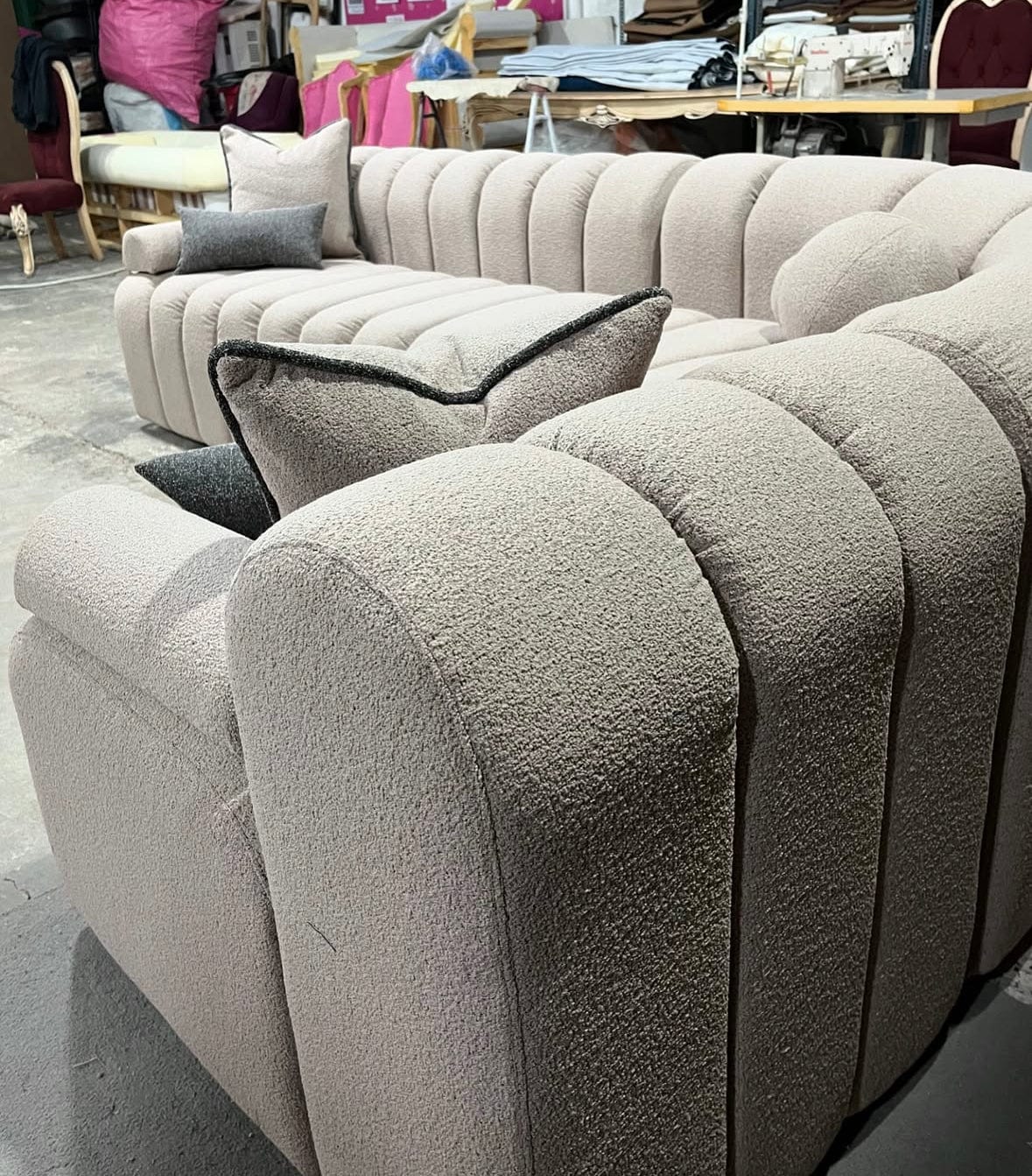 Home Atelier Osria Sectional Curve Sofa