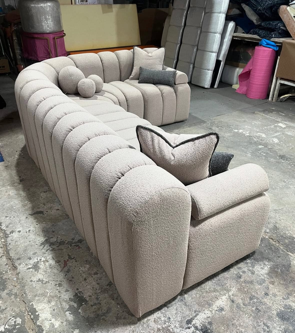 Home Atelier Osria Sectional Curve Sofa