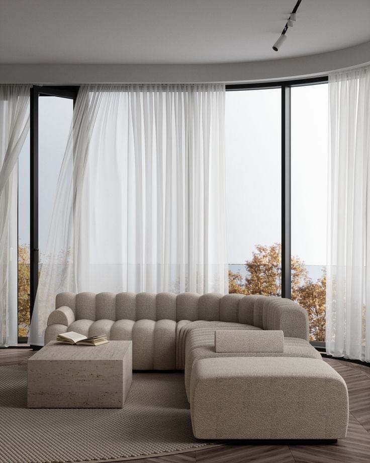 Home Atelier Osria Sectional Curve Sofa