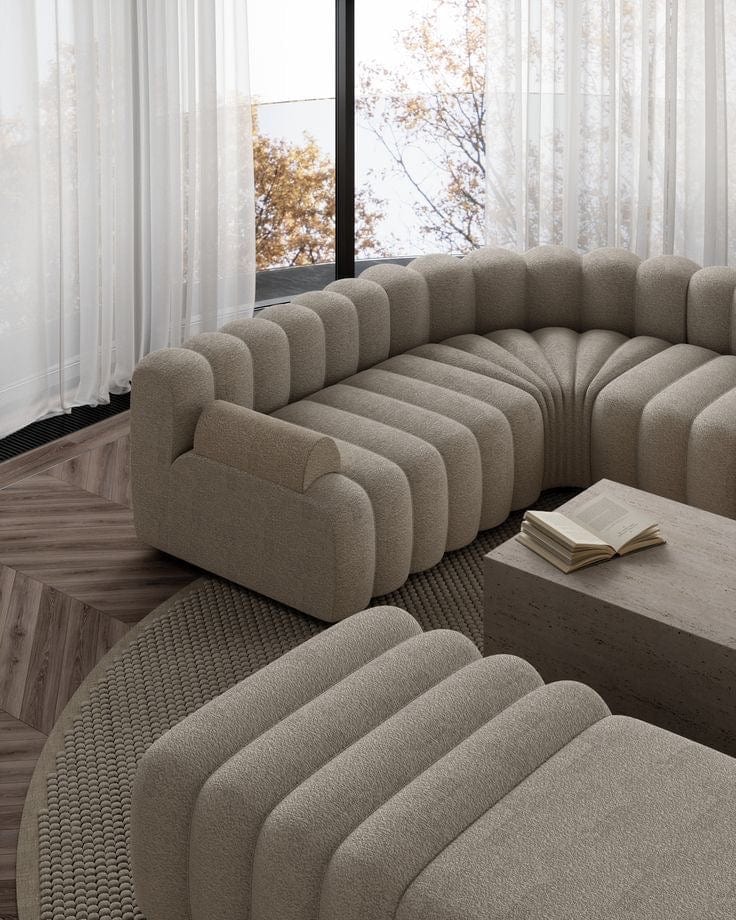 Home Atelier Osria Sectional Curve Sofa
