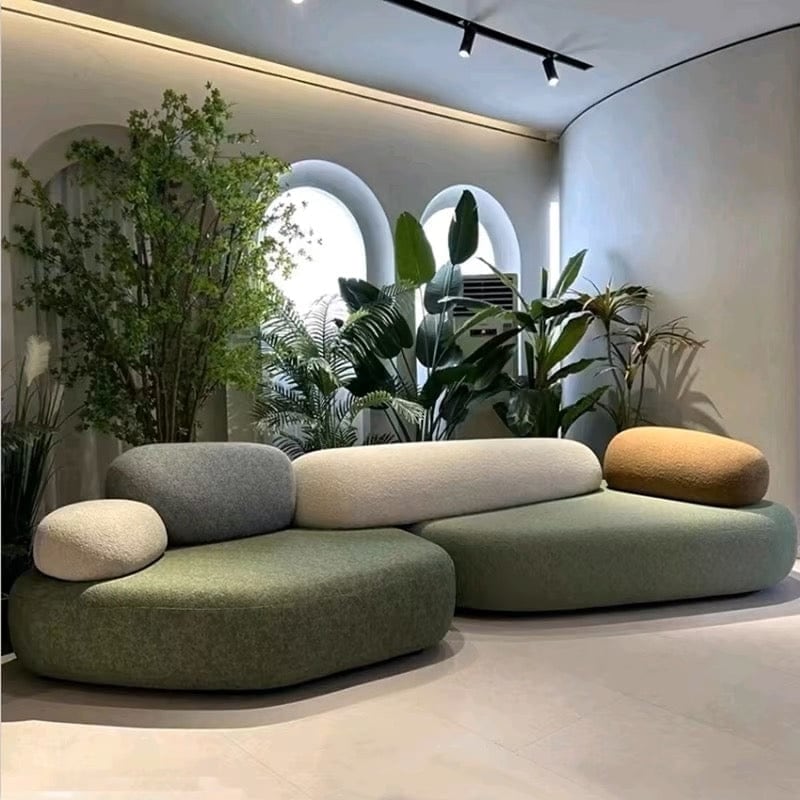 Home Atelier Pebble Curve Sofa ( With Metal Framework)