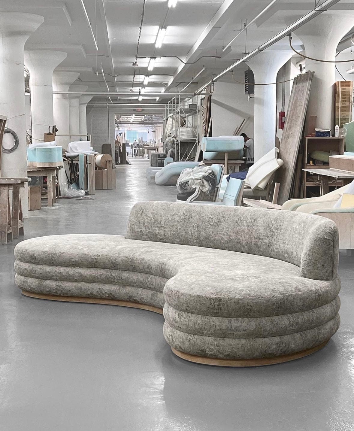 Home Atelier Pency Performance Boucle Curve Sofa