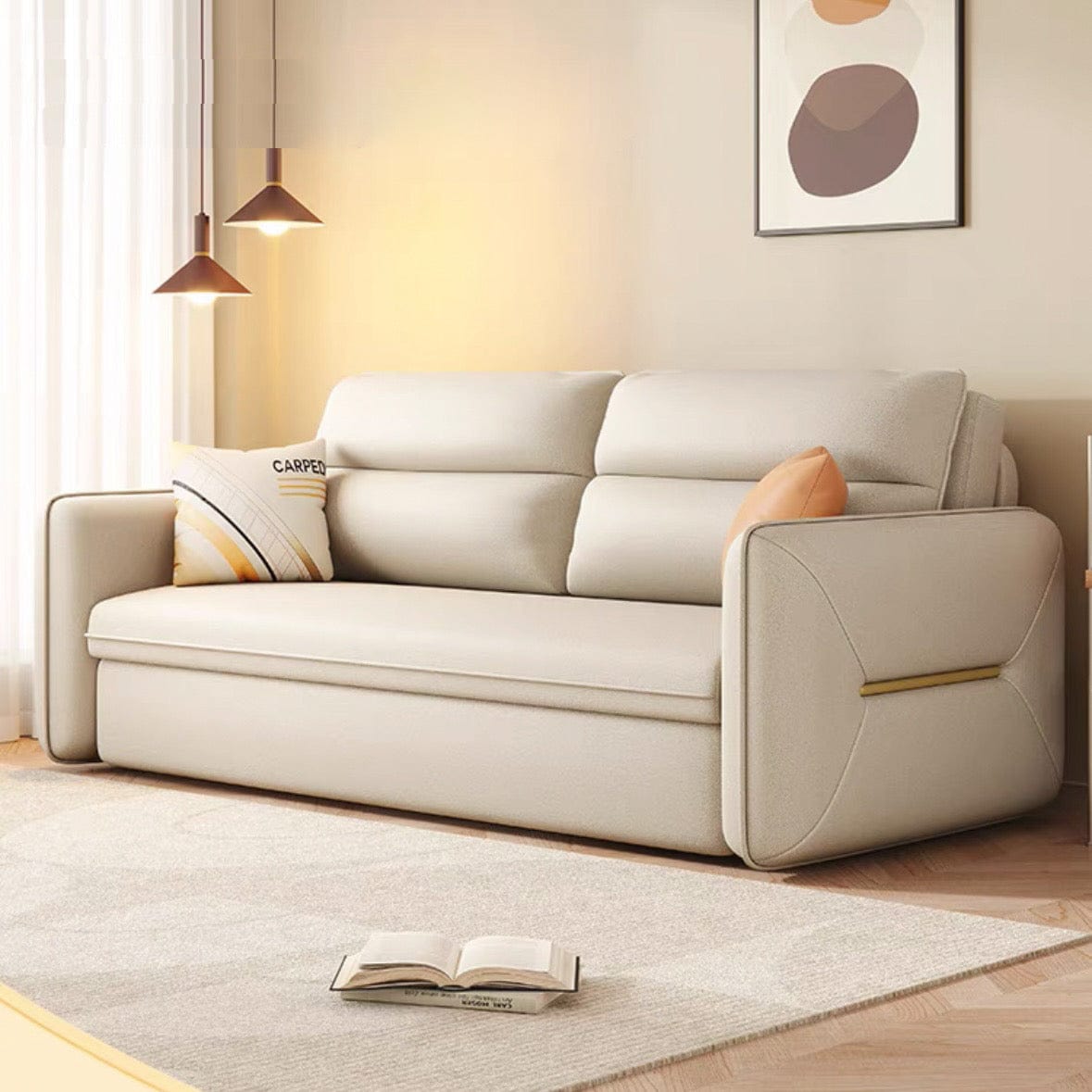 Home Atelier Penne Scratch Resistant Storage Sofa Bed
