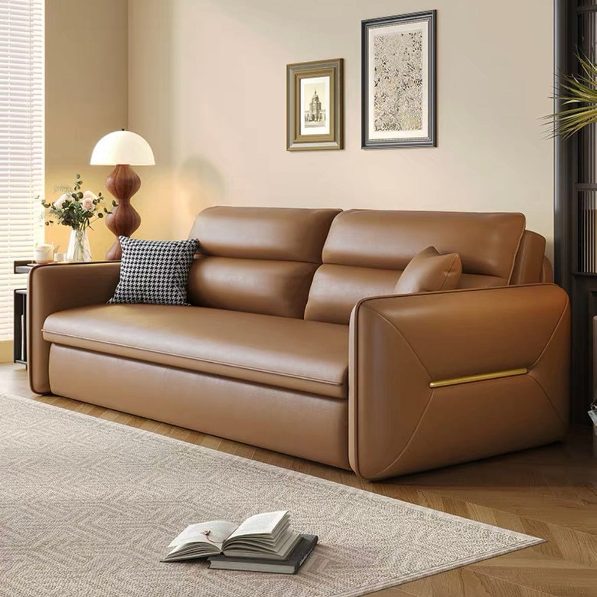 Home Atelier Penne Scratch Resistant Storage Sofa Bed