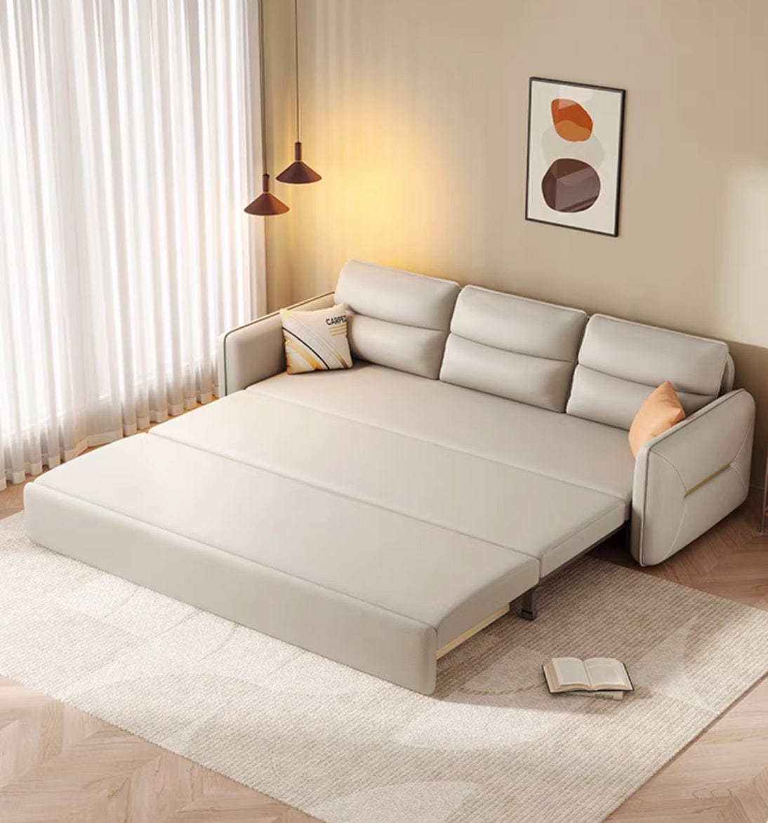 Home Atelier Penne Scratch Resistant Storage Sofa Bed
