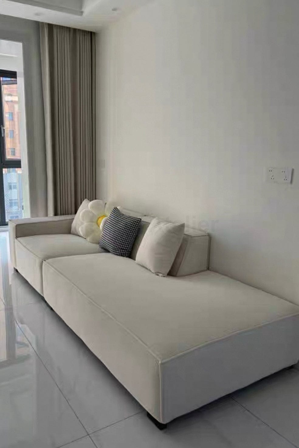 Home Atelier Pisca Scratch Resistant Sectional Sofa