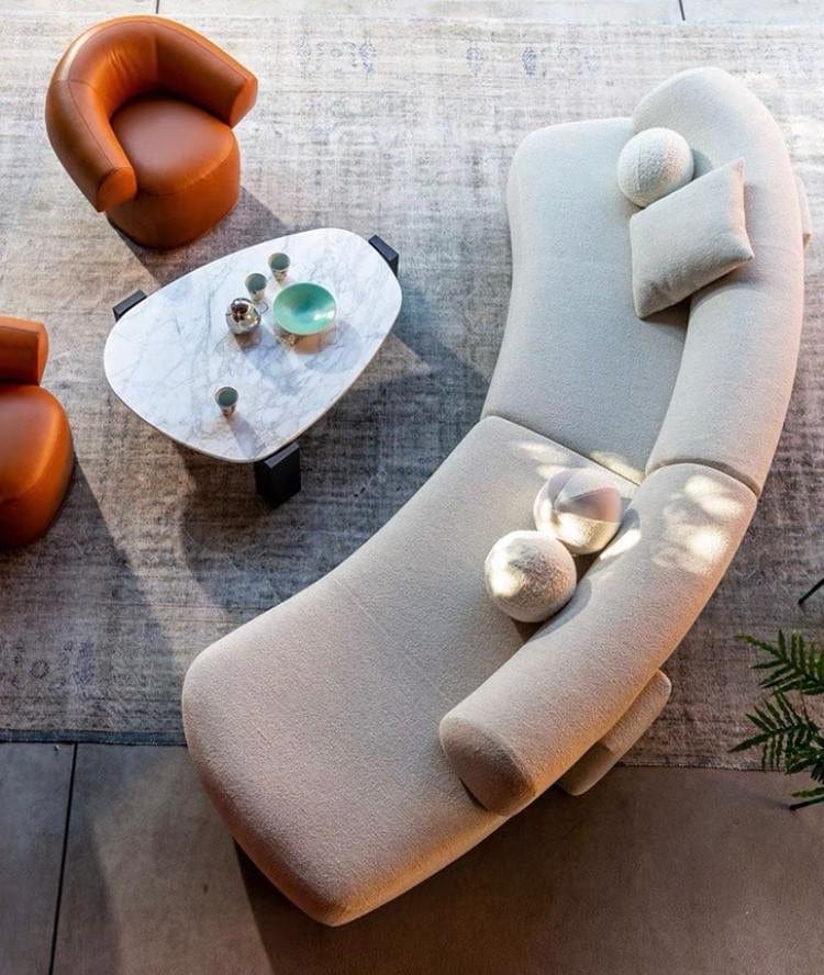 Home Atelier Polygon Curve Sofa