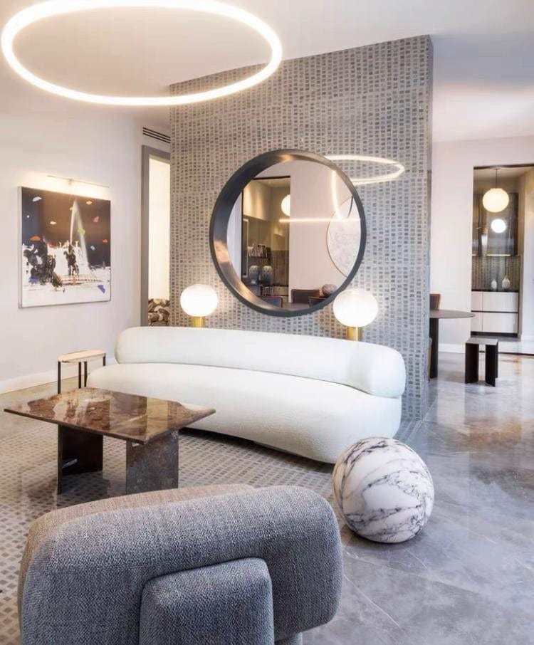 Home Atelier Polygon Curve Sofa