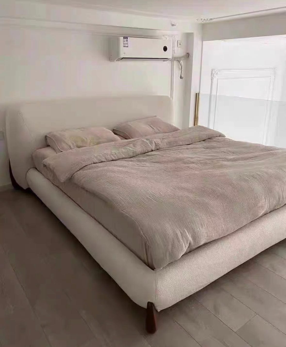Home Atelier Porada Boucle Bed Frame