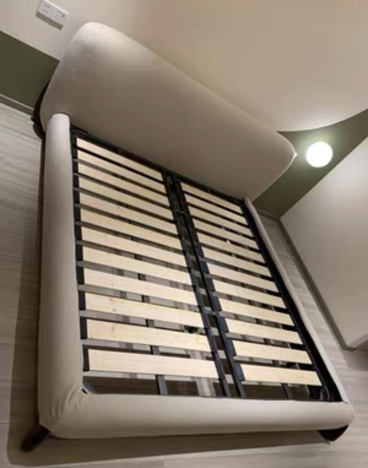 Home Atelier Porada Boucle Bed Frame