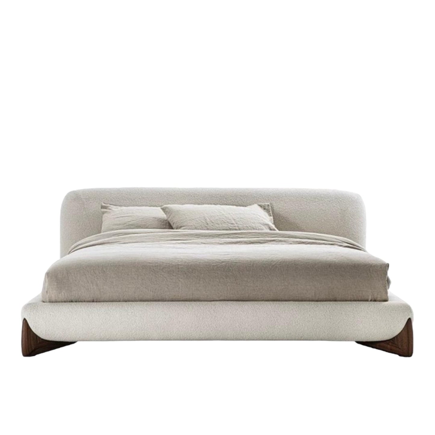 Home Atelier Porada Boucle Bed Frame