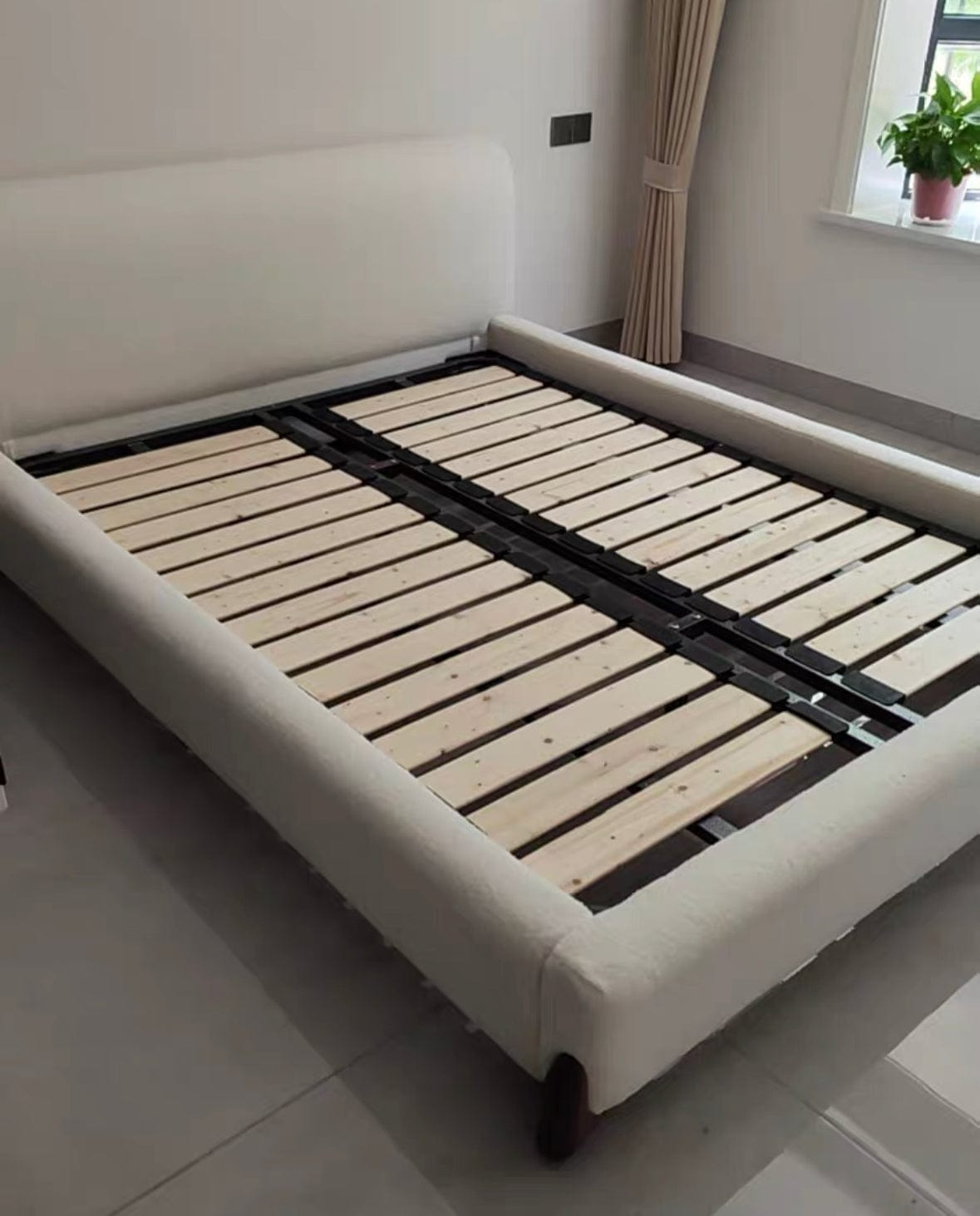 Home Atelier Porada Boucle Bed Frame