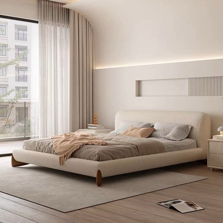 Home Atelier Porada Boucle Bed Frame