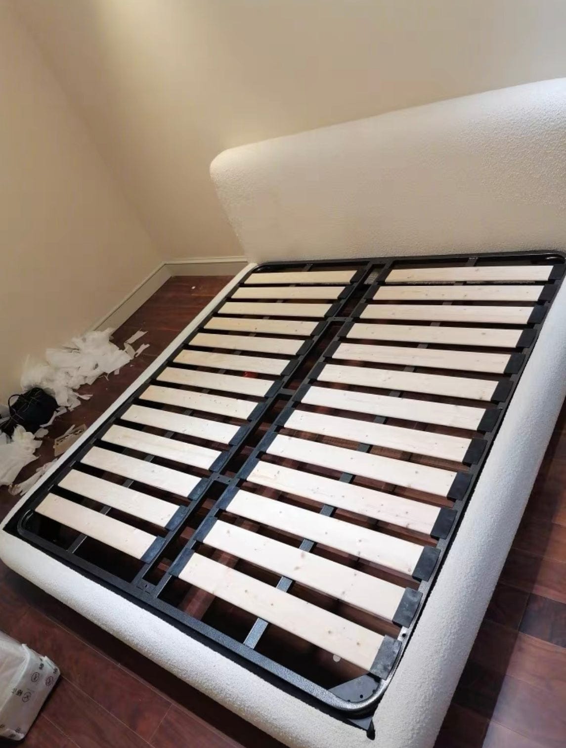 Home Atelier Porada Boucle Bed Frame