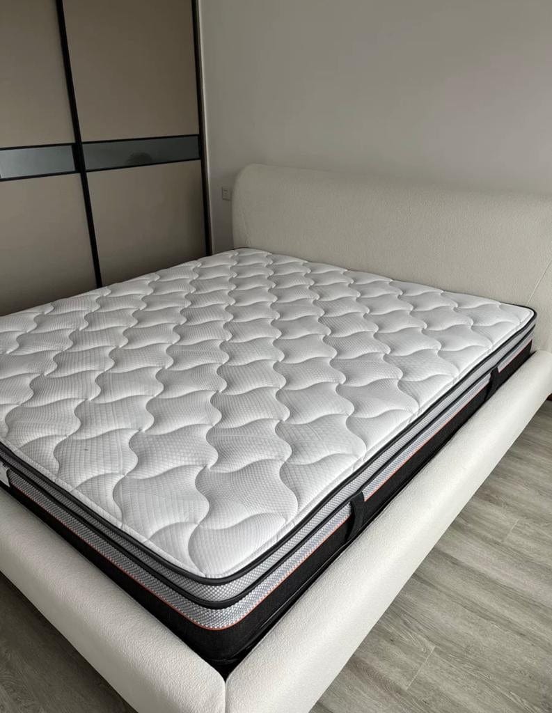 Home Atelier Porada Boucle Bed Frame