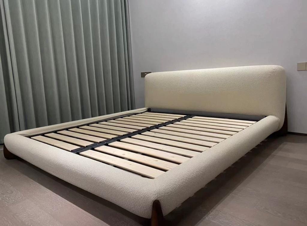 Home Atelier Porada Boucle Bed Frame