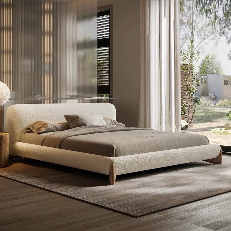 Home Atelier Porada Boucle Bed Frame