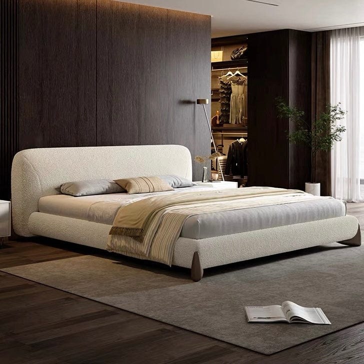 Home Atelier Porada Boucle Bed Frame