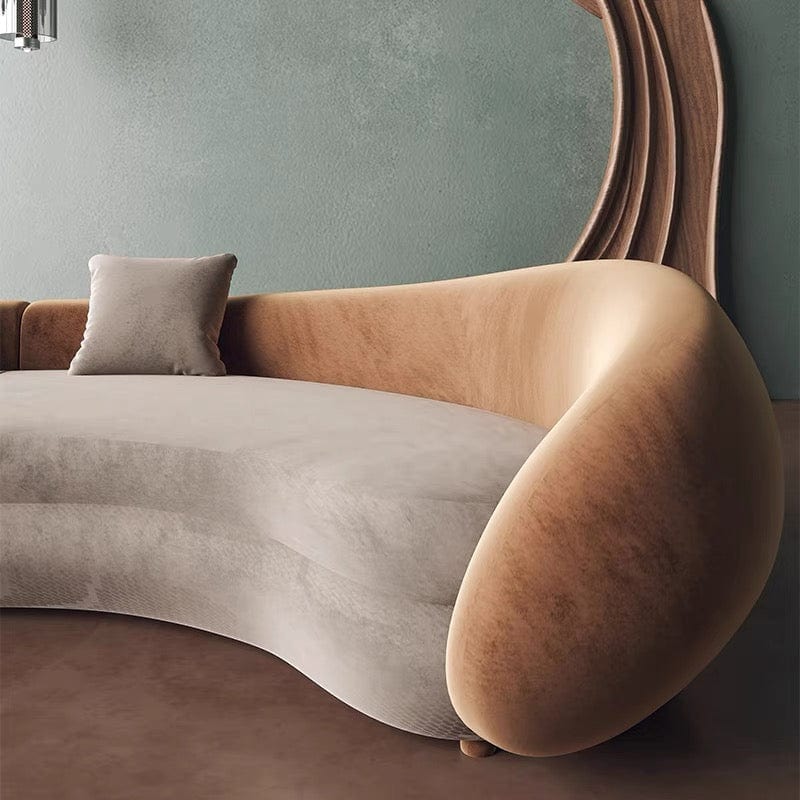 Home Atelier Positano Boucle Curve Sofa