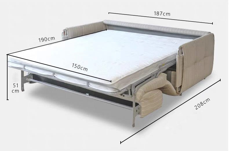 Home Atelier Rachel Foldable Sofa Bed with Mattress