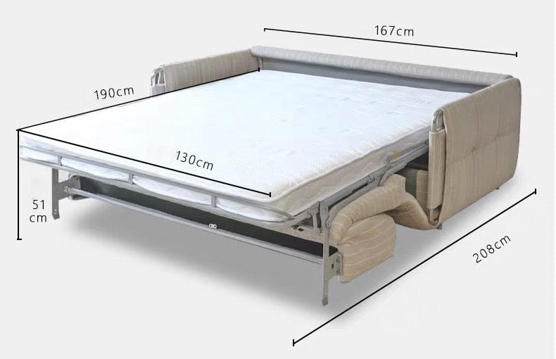 Home Atelier Rachel Foldable Sofa Bed with Mattress
