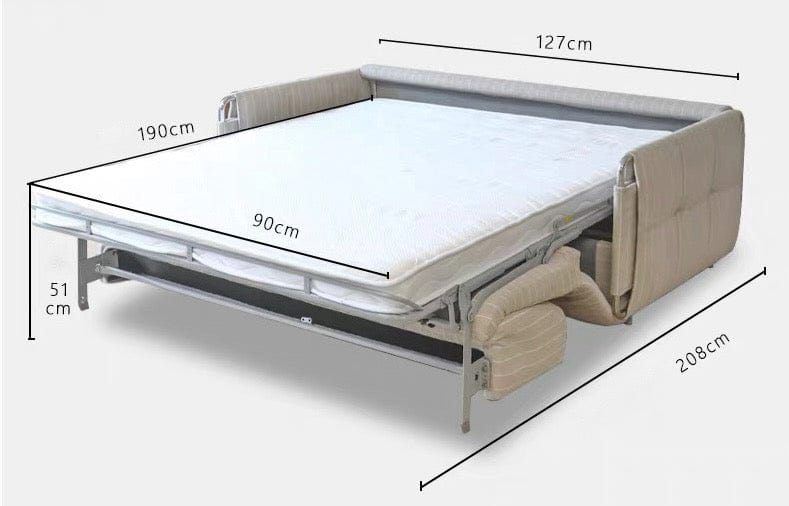Home Atelier Rachel Foldable Sofa Bed with Mattress
