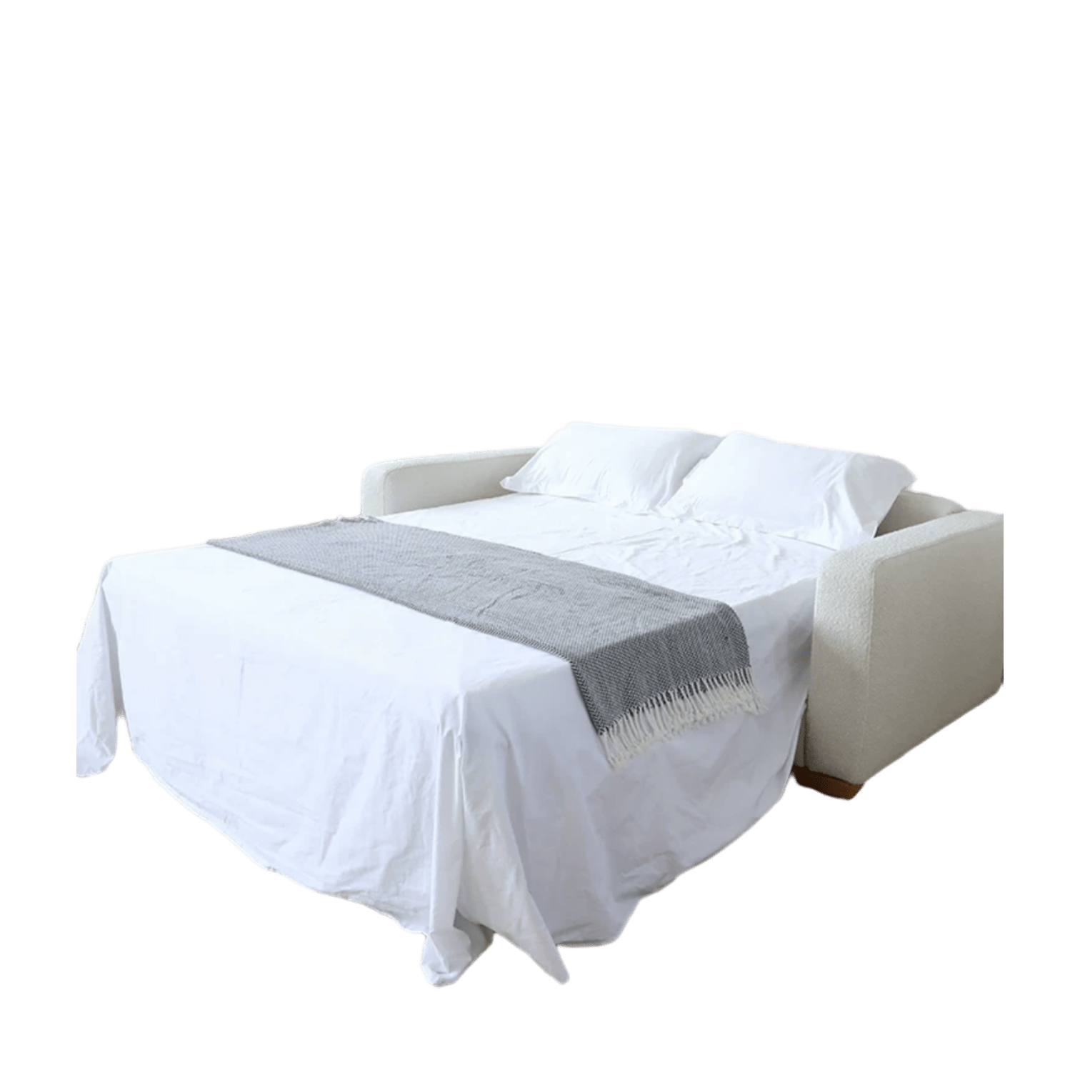 Home Atelier Rae Boucle Foldable Sofa Bed