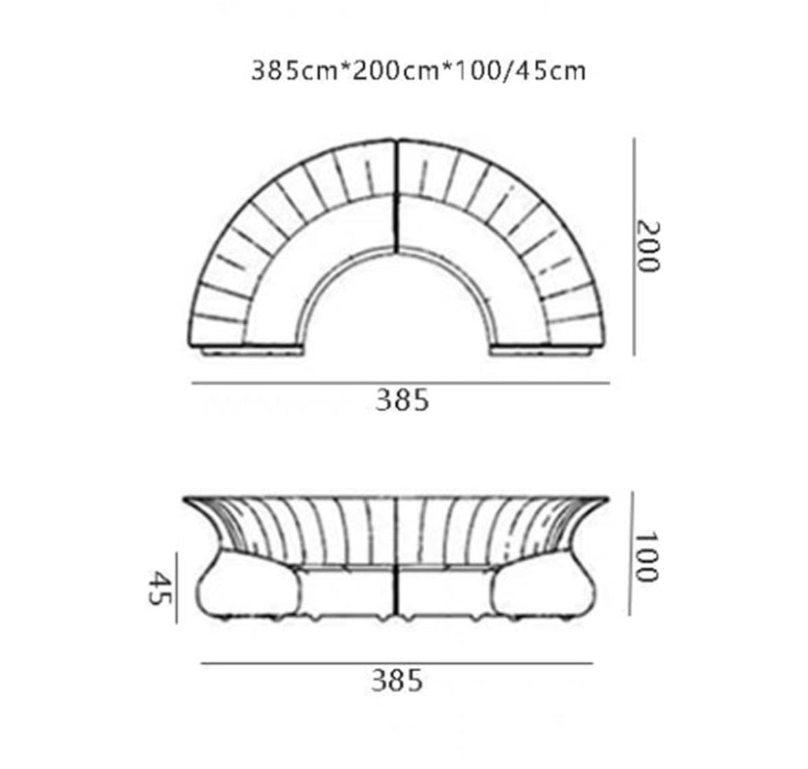 Home Atelier Ram Curve Sofa