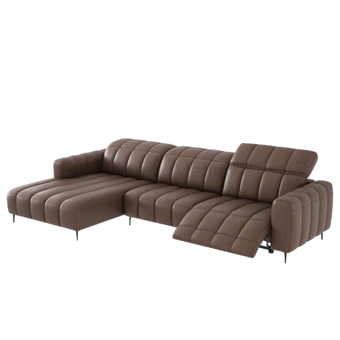 Home Atelier Ramier Electric Recliner L-shaped Leather Sofa