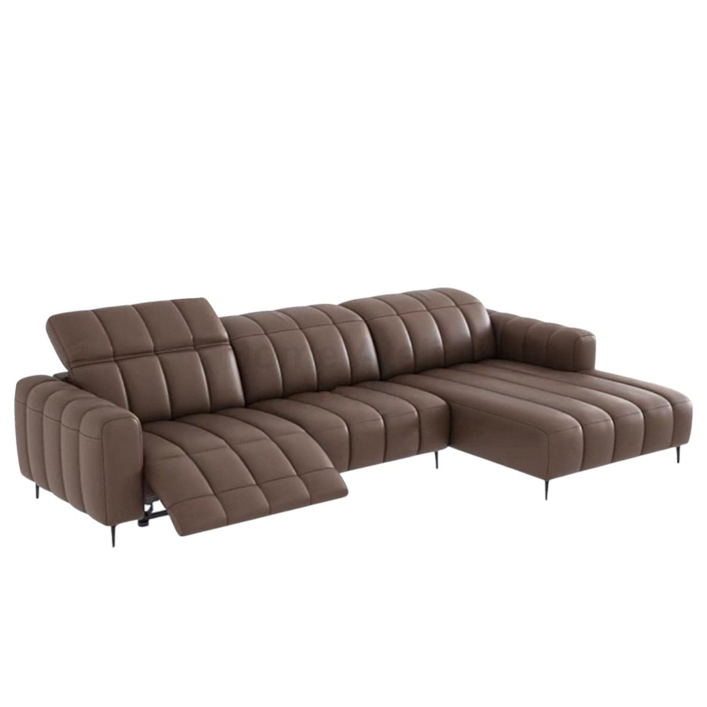 Home Atelier Ramier Electric Recliner L-shaped Leather Sofa