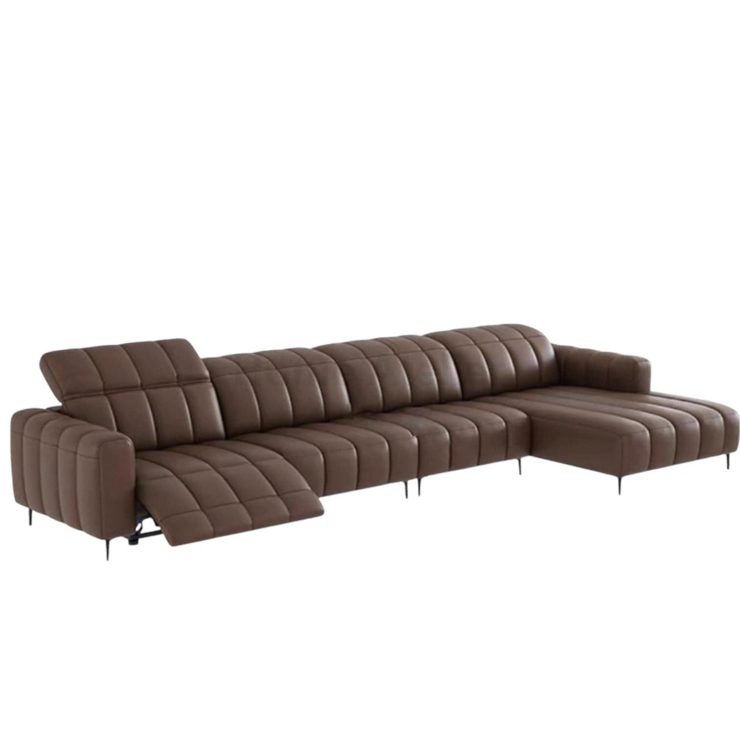Home Atelier Ramier Electric Recliner L-shaped Leather Sofa